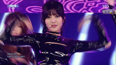 AOA - Like A Cat SBS 人气歌谣